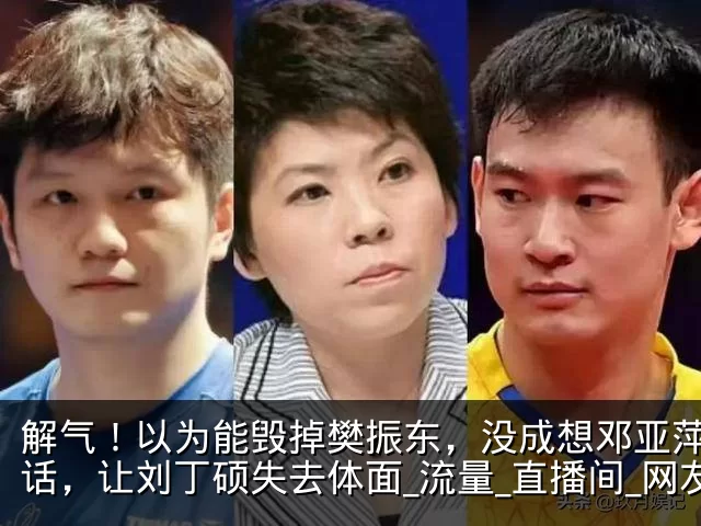 解气！以为能毁掉樊振东，没成想邓亚萍一句话，让刘丁硕失去体面_流量_直播间_网友